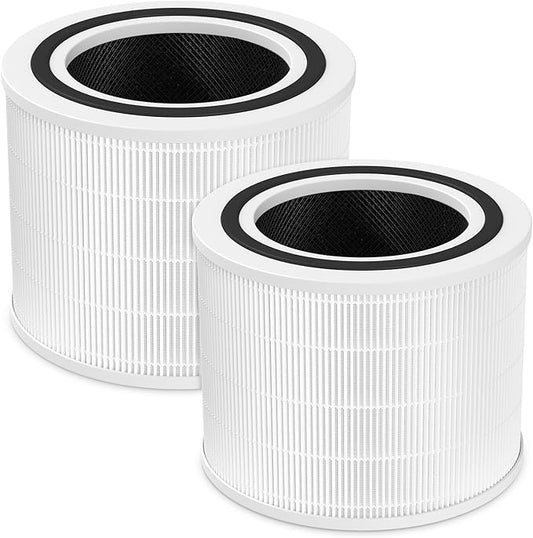 Core 200S Replacement Filter for LEVOIT Core 200S Smart WiFi Air PuriFier, 3-in-1 HEPA Filtration High-Efficiency Activated Carbon Pre-Filter, Core 200S-RF, 2 Pack