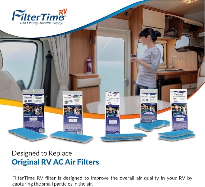 RV, Cut To Size RV Air Filter, 17"x20" Cut To Fit AC Filter Replacement, MERV 6 Replaces Original Standard Air Filter, Made in USA