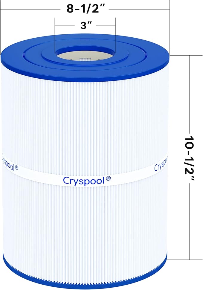 Cryspool® pwk65 Compatible with Watkins 31114, Hot Spot spa Filter, C-8465, FC-3960, 71827, 71828, Watkins 65 sq.ft hot tub Filter, 2 Pack