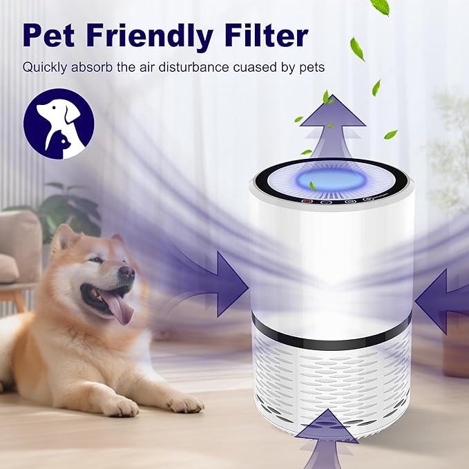 LV-H132 Replacement Filter Compatible with LEVOIT LV-H132 Air Puifier, 3-in-1 H13 Grade True HEPA High-Efficiency Activated Carbon Filter, Part # LV-H132-RF, 2 Pack