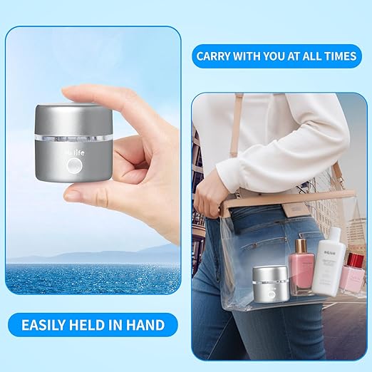 Portable Hydrogen Water Bottle Generator 3200PPB Rechargeable with PEM SPE Technology for Home Travel Sport Drinking Improve Health (Silver)