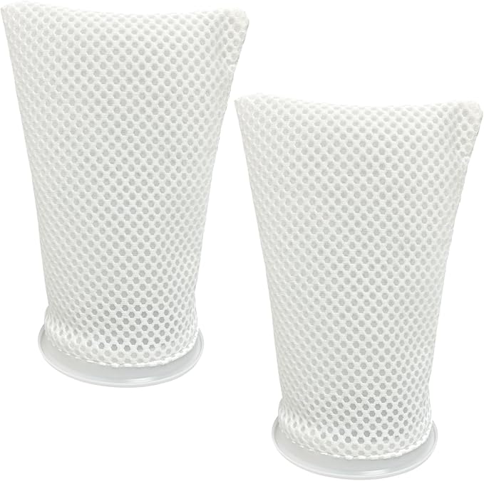 7 Inch 20 Pack 150 Micron Honeycomb Filter Socks for Fish Tank, Aquarium Filter Sock 3D Honeycomb Design Filter Sock, Aquarium Filter Bags for Saltwater