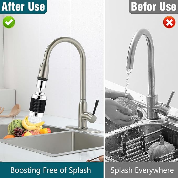 5 faucet filters - kitchen sink/bathroom sink alternatives - faucet extender PP cotton - strong filter to improve water quality