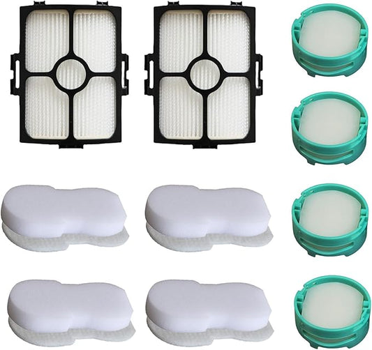 MZY LLC 10PCS for Shark Stratos Filter Replacements Compatible with AZ3002 AZ3000 AZ3000W Shark Stratos Odor Neutralizer Cartridge Kit Includes 2 HEPA + 4 Foam + 4 Odor Neutralizer