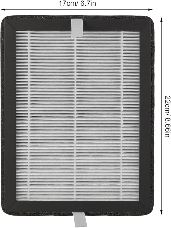 TOPINCN Dehumidifier Filter, Replacement Air Purifier Filter, High Efficiency Particulate Air Filter, Ensure Superior Filtration, Extend Dehumidifier Lifespan (White)