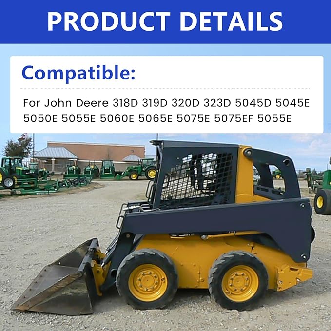 RE282286 RE282287 Inner & Outer Air Filter Kit - Fit for John Deere 318D 319D 320D 323D 5045D 5045E 5050E 5055E 5060E 5065E 5075E 5075EF 5055E