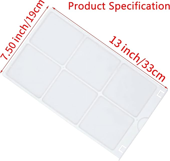 WJ85X21746 Air Filter Replacement Parts for Room Air Conditioner Compatible with AHQ06LYW1,AHQ06LYQ1,AHR05LWQ2,AHR05LWQ2,Replaces A0010209471,AP6280063,White(2 Packs)