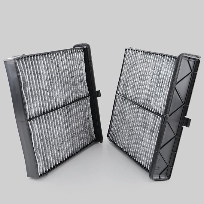 2pcs Set Activated Carbon Cabin Air Filter for Mazda 3 (2019-2025), CX-30 (2020-2023), CX-50 (2023-2025); Replace BDTS-61-J6X, BDTS61J6X