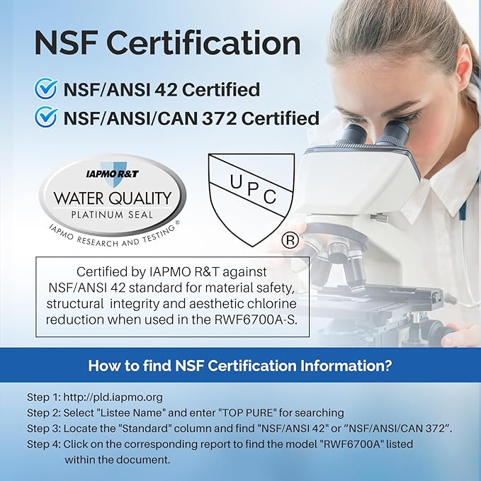 ICEPURE W10295370A Refrigerator Water Filter Replacement for EDR1RXD1, Everydrop® Filter 1, WHR1RXD1, EDR1RXD1B, KAD1RXD1, P4RFWB, 46-9081, 46-9930, 4Pack