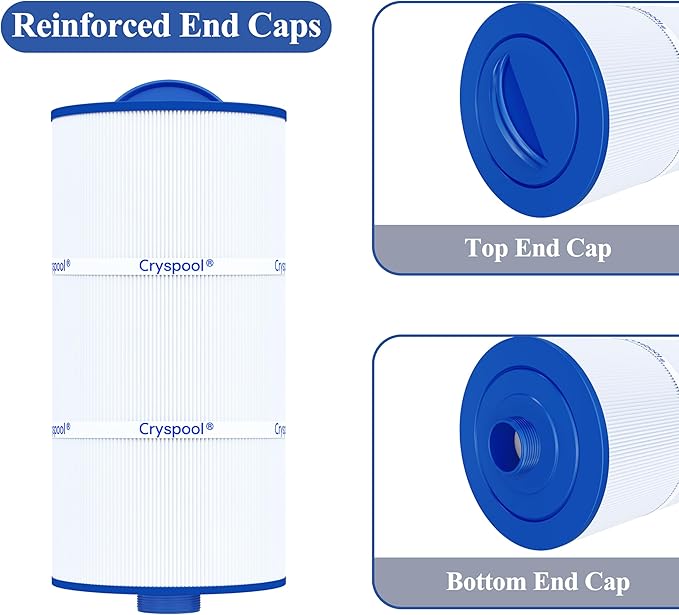 Cryspool® 08009 Spa Filter Compatible with 2540-381, J-200 Series Hot Tubs from 2007 Onwards, PSD95-F2L, 8CH-102, FC-2781, 95 Sq. Ft Hot Tub Filter Cartridge, 1 Pack
