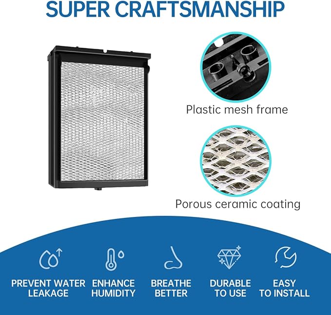 H635EZ1A Humidifier Filter Water Panel Assembly Replacement Kit Compatible with Whole-House Humidifier Models: 600 600A 600M Series