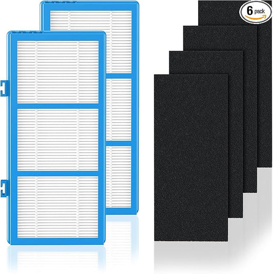 HAPF30AT Filter Replacement for Holmes AER1 Type Total Air Purifier, True Hepa Filter for HAPF30AT HAP242-NUC HAP424 HAP706 HAP716 HAP9240 et.