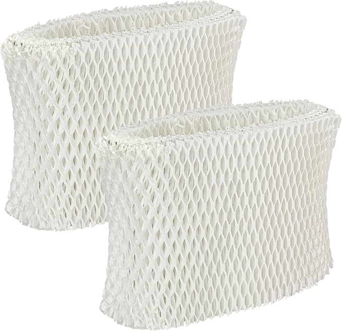 Funmit WF2 Humidifier Filter Replacement for Vicks Kaz Humidifier Starry Night Cool Mist V3500N V3700 V3100 V3900 Sunbeam 1118 1119 Honeywell HCM-300T HCM-350 WA-8D Enviracaire ECM-500 2 Pack
