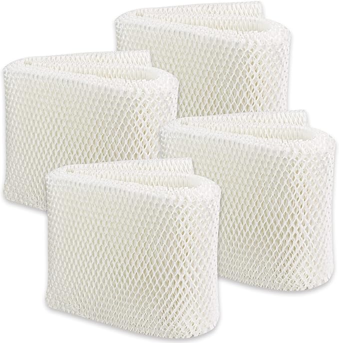 Funmit MAF2 Humidifier Wick Filter (4 Pack) Replacement for Esscik Air AIRCaire MiostAIR MA0800, MA0600, MA0601 15408, Replacement for Kenmore 17006, 29706, 29988 Series Humidifiers