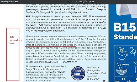 AQUAPHOR Water Filter Pitcher Ideal 7 Cup with 1 x B15 Filter - White