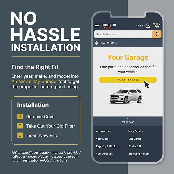 Spearhead HEPA Breathe Easy Cabin Filter, Up to 99.97% Filtration of 0.3 Micron Particles w/No Airflow Reduction (BE-183H)
