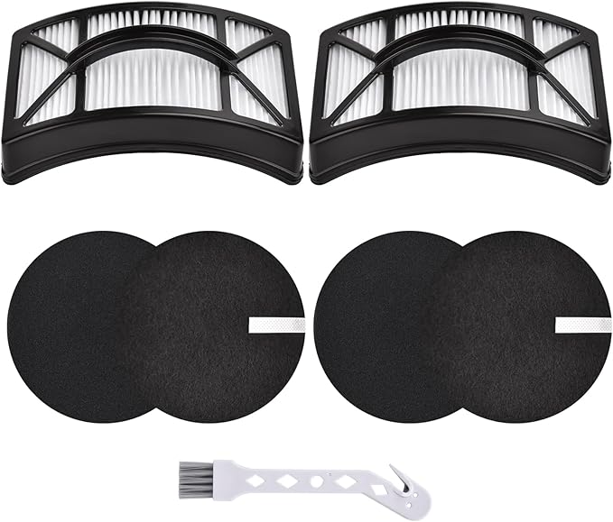 Filter Replacement for Bissell CleanView 2486, 2487, 2488, 2489, 24899, 2490, 2491, 2492, PowerClean 2494 Vacuum, Compare to Part # 1608225, 1604130, 1601972, 2 HEPA +2 Foam & Felt Filters