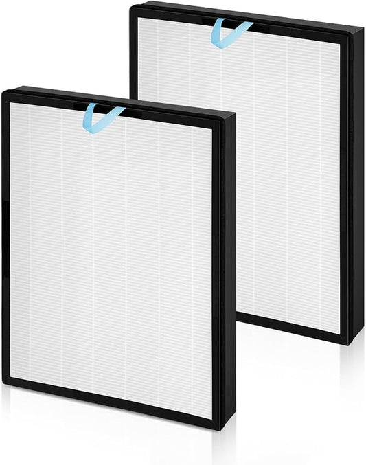 Vital 200S Replacement Filter for LEVOIT Vital 200S & 200S-P Air Purifier, 2 Pack H13 Activated Carbon Filter, 3-in-1 Filtration, Compatible with Vital 200S-RF (LRF-V201-WUS), White