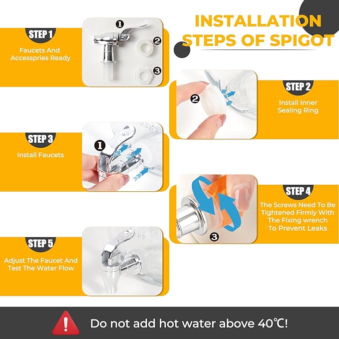 Glass Beverage Dispenser with Stand and Lid, One Pack-2 Gallon with Spigot - Glass Drink Dispensers for Parties, Wedding, Ideal for Juice, Beer, Ice Tea