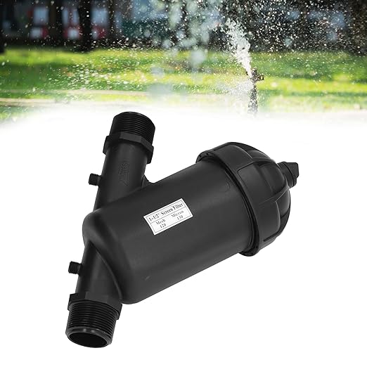 120 Mesh Drip Filter G1‑1/2 Male Thread Disc Filter for Gardening Greenhouse Irrigation