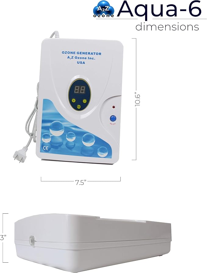 Aqua-6, 120 mg/hour Water Ozone Generator