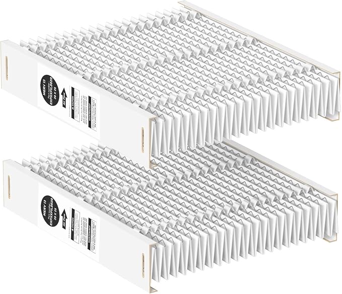 EXPXXFIL0020 20x25 MERV-13 Filter Replacement Compatible with Bryant/Carrier EZ-FLEX EXPXXFIL0020 Heating and Cooling System, Expandable Filter Media 20x25, 2 Pack