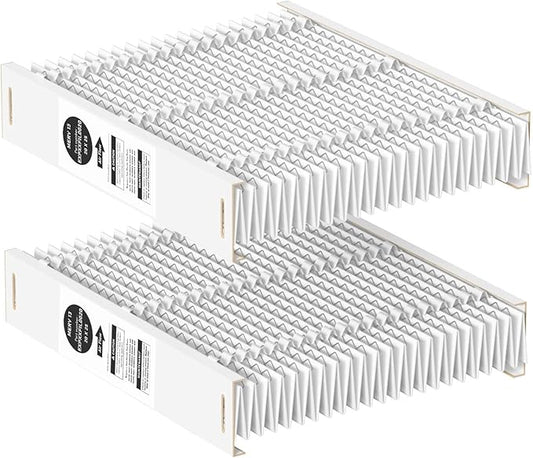 EXPXXFIL0020 20x25 MERV-13 Filter Replacement Compatible with Bryant/Carrier EZ-FLEX EXPXXFIL0020 Heating and Cooling System, Expandable Filter Media 20x25, 2 Pack