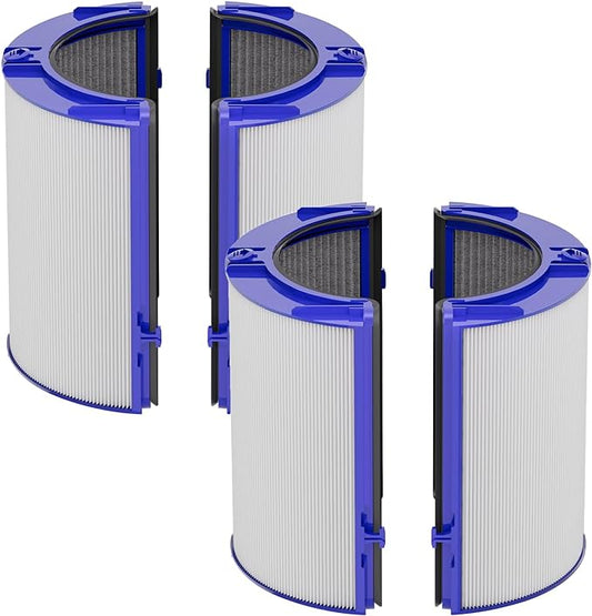 Leemone True HEPA+Carbon Filter 2-Pack Replacement for Dyson PH01 PH02 PH03 HP06 TP06 HP07 TP07 HP09 TP09 360° Combi Glass Purifying Fans, Compatible with Dyson Pure Cool Hot Air Puri-fier (Blue)