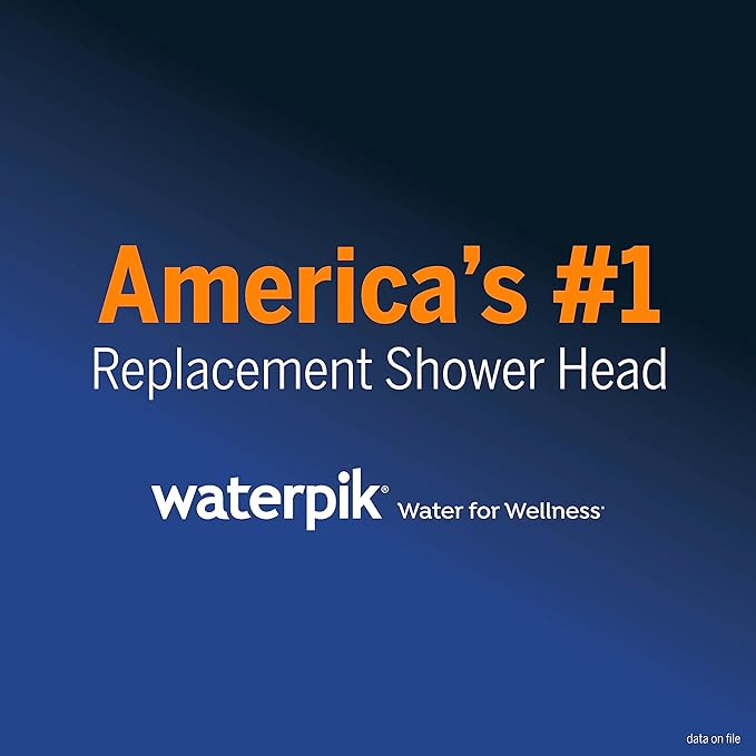 Waterpik Magnetic Dual Dock Adjustable Height Hand Held Shower Head With 5-Foot Metal Hose and PowerPulse Shower Massage, Chrome QMK-753ME