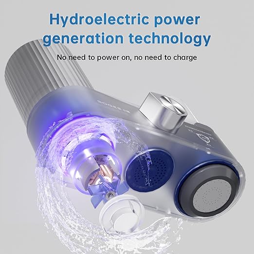 Water Filter for Sink Faucet,4-in-1 Faucet Water Filter with Filtration/Raw/Booster/Cleaning Mode,NSF42 Reduces Chlorine & Odors,35” Hose and 360° Cleaning,Fits 95% of Kitchen Faucets,LJ209,1 Filter