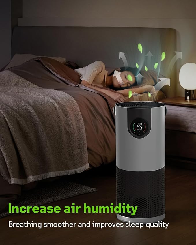 AP-H400 Humidifier Wick Replacement Filter Compatible with Homedics 2-in-1 Cool Mist Humidifier & Air Puri-fier, Effectively Capture Particles & Minerals, 1 Pack