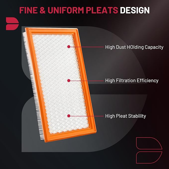 BDFHYK CA4309 Engine Air Filter Compatible with Nissan Maxima Murano Pathfinder Altima Quest Sentra Frontier Xterra 200SX Axxess Pickup, Compatible with INFINITI QX60 J30 JX35 FX35 G35 I35 QX4 G20