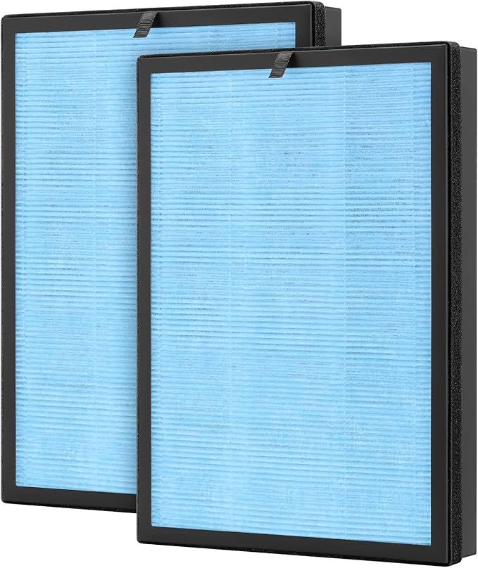 2 Pack AP1002 Replacement Fil-ter AP1002-RF, Compatible with AIRTOK AP1002 Air Puri-fier, H13 True HEPA