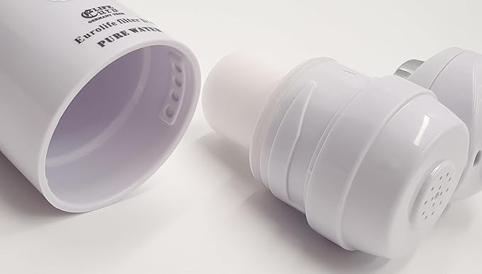 Faucet Mount Replacement Filter 2-Pack, for Eurolife EL-LS-D10 faucet mount water filter, 7 Stages of High Efficiency Fine Filtration, Easy Installation, Leak-proof, BPA Free