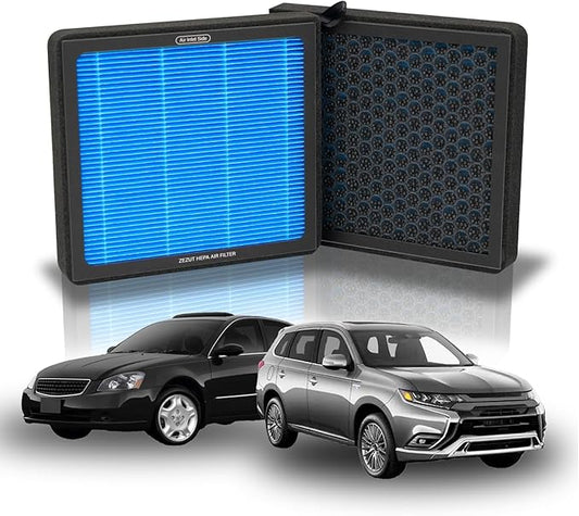 CF10140 Cabin Air Filter - Fits Infiniti FX35, FX45, G35 / Mitsubishi Eclipse, Lancer, Outlander, Altima, Maxima, Murano, Sentra, X-Trail | Honeycomb Structure, Durable, Activated Carbon (1 Pack)