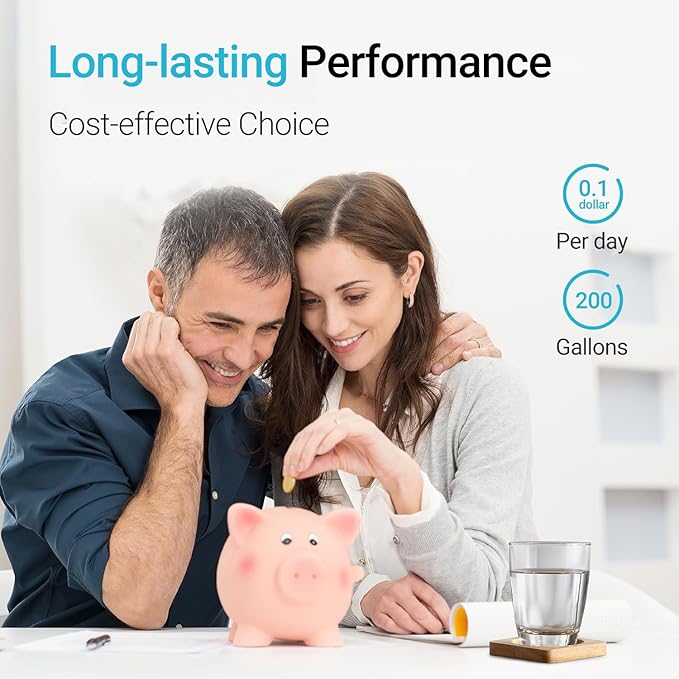 Replacement for All Waterdrop Pitcher and Dispenser Filtration Systems, Fits Waterdrop WD-PF-01A Plus, Reduces PFAS, PFOA/PFOS, Chlorine, Last Up to 200 Gallons (Pack of 1), AQUA CREST