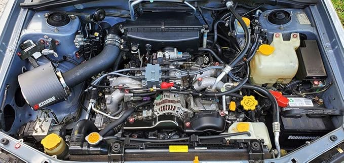 Kyostar 100% Real Carbon fiber Air Filter Heat Shield Cover Universal Air Intake Filter Cover for 2.5-3.5" Cone Filter