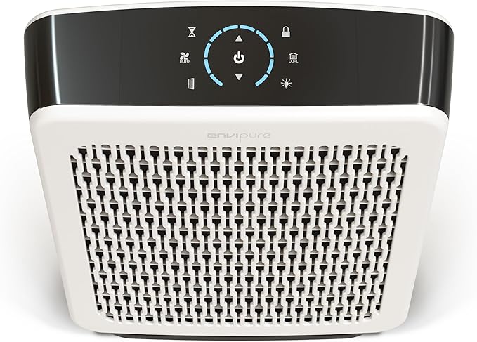 EP-300 EnviPure HEPA Air Purifier – Large Room Air Purifier Covers Up to 2200 Sq Ft, Removes Pollen, Dust, Smoke, Pet Hair, Odors & More - Real Time Smart TrueFilter IQ™ HEPA Filter Life Monitoring