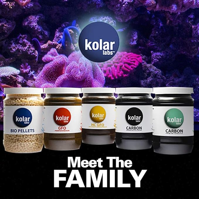 Kolar Labs Crystal Cal Activated Carbon – Large Jar, Activated Charcoal for Aquariums and Fish Tanks