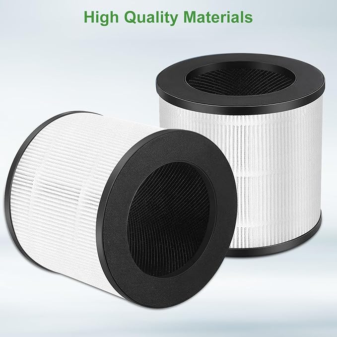 4 Pack Model 14 Replacement Filter for MA Air Puri-Fier Models 14/14B/14W, 3-in-1 Filter Contains Pre-Filter and Activated Carbon Filter。