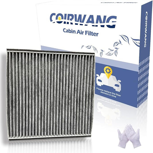 CF10132 Cabin Air Filter with Activated Carbon Compatible with Toyota Avalon/Camry/Sienna/Solara, Lexus ES330/GX470/RX350/RX400h 2006-2008 - Replaces 87139-06030