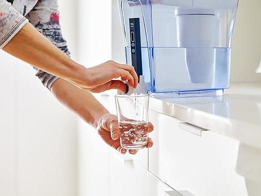 ZeroWater 20-Cup Ready-Pour 5-Stage Water Filter Dispenser with 0 TDS Water Filter – IAPMO Certified to Reduce Lead, Chromium, and PFOA/PFOS