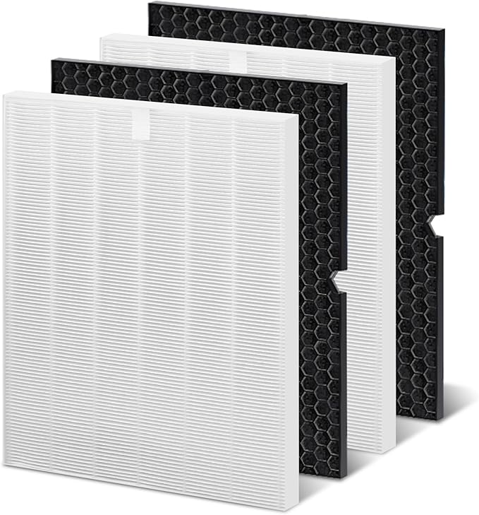 116130 Replacement Filter, 5500-2 Air Puri-fier Replacement Filter Compatible with winix 5500-2, AM80 Air Puri-fier, 2 Pack Filters and Activated Carbon Pre-Filters.