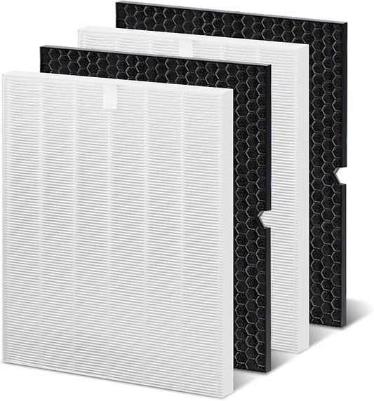 116130 Replacement Filter, 5500-2 Air Puri-fier Replacement Filter Compatible with winix 5500-2, AM80 Air Puri-fier, 2 Pack Filters and Activated Carbon Pre-Filters.