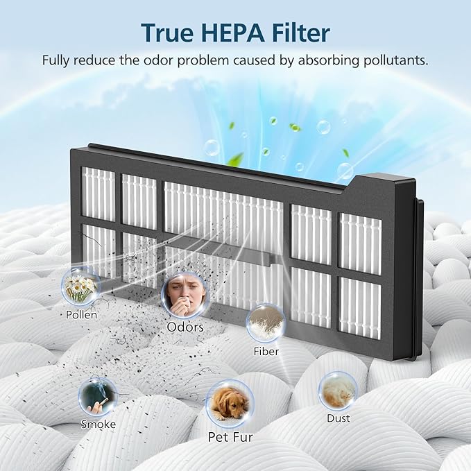 24 Pcs X10 Pro Omni Accessories for eufy X10 Pro Omni Robot Vacuum Accessories Kit, 2 Main Brush+ 4 Hepa Filters+ 4 Mop Pads+ 6 Vacuum Bags+ 6 Side Brushs+ 1 Cleaning Brush+ 1 Screwdriver