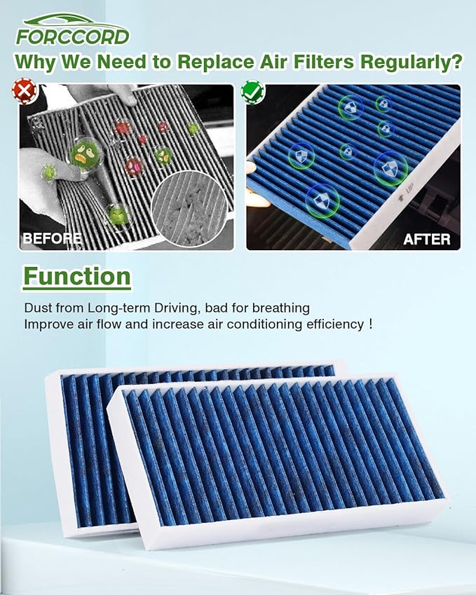 2*Cabin Air Filter and 1*Engine Air Filter Fit for Nissan Frontier NV1500 NV2500 NV3500 Pathfinder Xterra & Suzuki Equator Activated Carbon Cabin Filter Replacement CF10553 CA7440