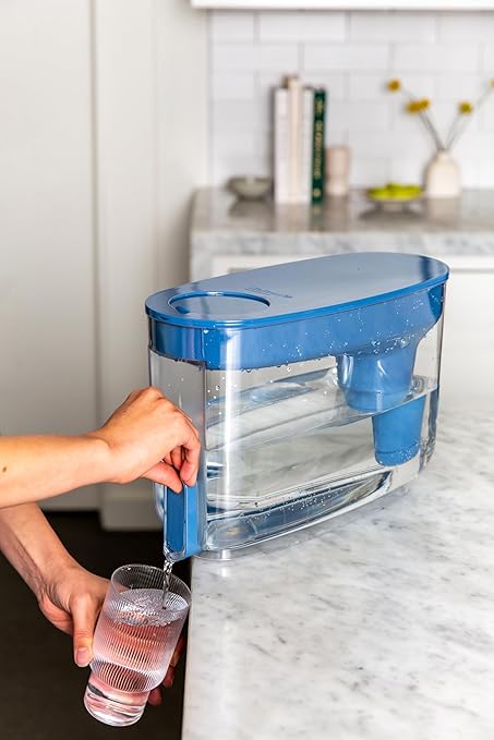 LifeStraw Home – Water Filter Dispenser, 18-Cup, BPA-Free Plastic, Tested to Protect Against Bacteria, Parasites, Microplastics, Lead, Mercury, and a Variety of Chemicals