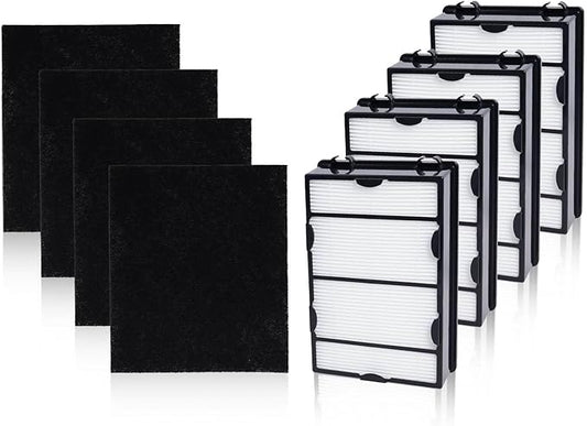 HAPF600D Filter Compatible with Holmes True HEPA Filter B Replace HAPF600 HAP615 HAP625 HAP650 HAP675RC HAP725 HAP750 HAP1625 HAP1650 HAP1725 HAP1750 Filters(4 Packs)