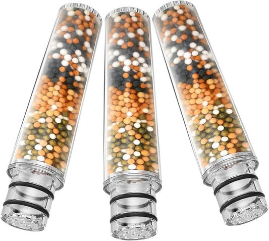 Replacement Handheld Shower Filter Compatible with SR SUN RISE Shower Handheld, Hard Water High Efficiency Filter 3 Pcs
