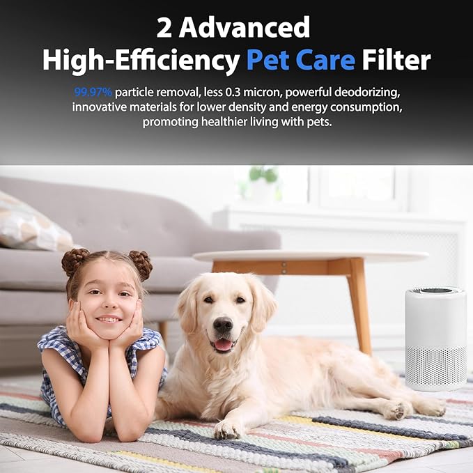 Core 200S Replacement Filter for LEVOIT Core 200S Smart WiFi Air Purifier,Core 200S-P Air Purifier,Fit for Levoit 200S Filter Replacement,3-in-1 True HEPA, Activated Carbon,Core 200S-RF,2Pack